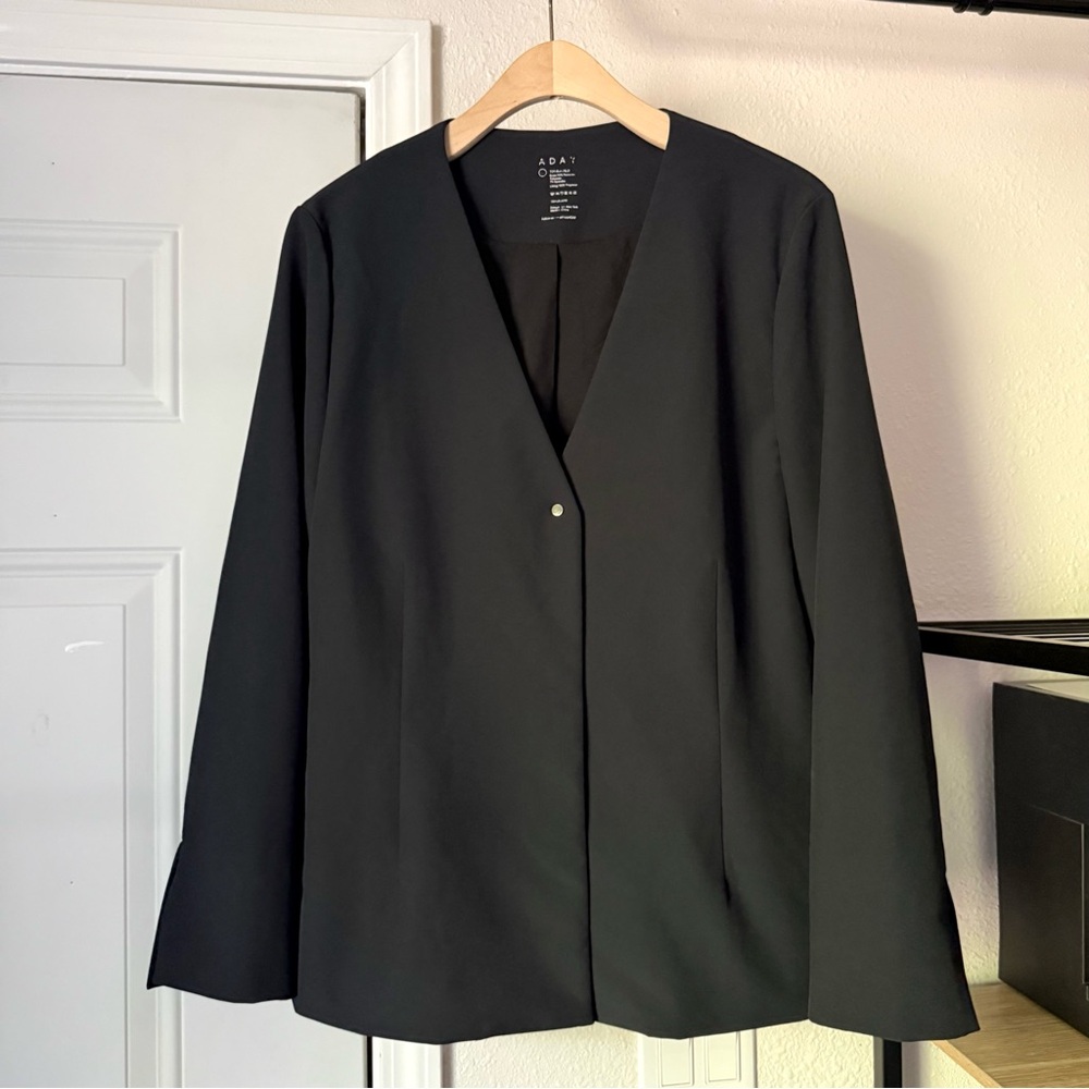 ADAY black snap button up long sleeve‎ jacket